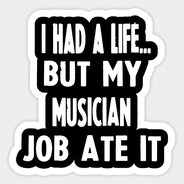 Funny Gifts For Musicians Sticker by divawaddle